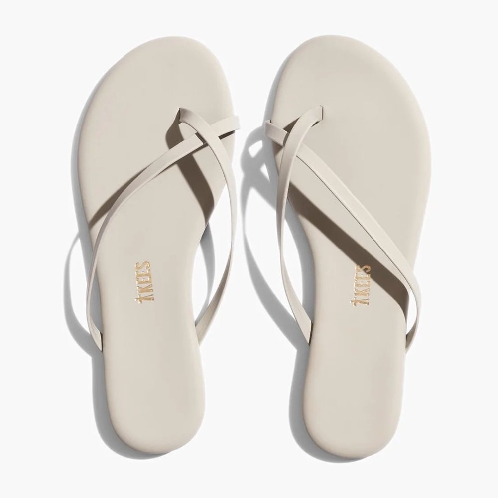 TKEES Riley Vegan Sandal Size 7 Grey